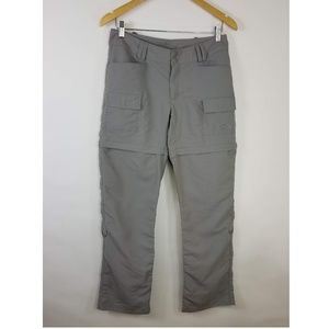 The North Face Gray Convertible Zip Off Pant